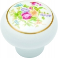 1-3/8" Porcelain Flower Knob