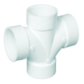 1-1/2 DWV Dbl Sanitary Tee