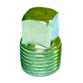 1/8 Solid Stl Galv Sq Hd Plug