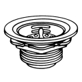 2" Moen Basket Strainer