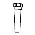 1-1/4x12 PVC SJ Ex-Tube