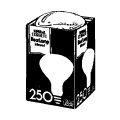250W Clear Supreme Heat Lamp